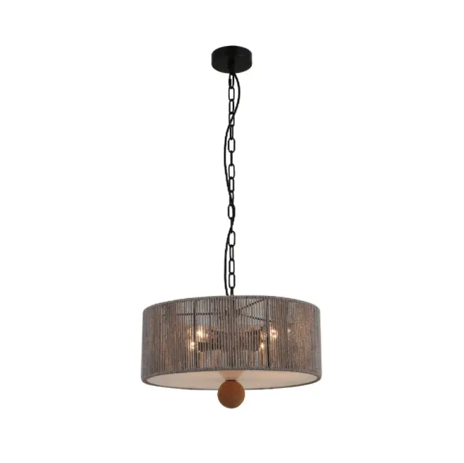 Kepiye Lampu Pendant Kayu Gabus 2-in-1 Cocog karo Tren Eco Minimalis Eropa?