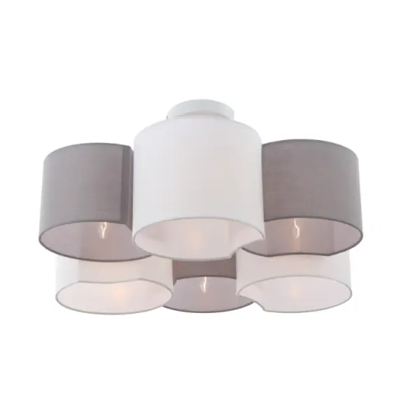 Lampu langit-langit modern 6 bolam