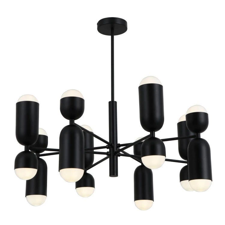 Lampu logam ireng 16-bolam