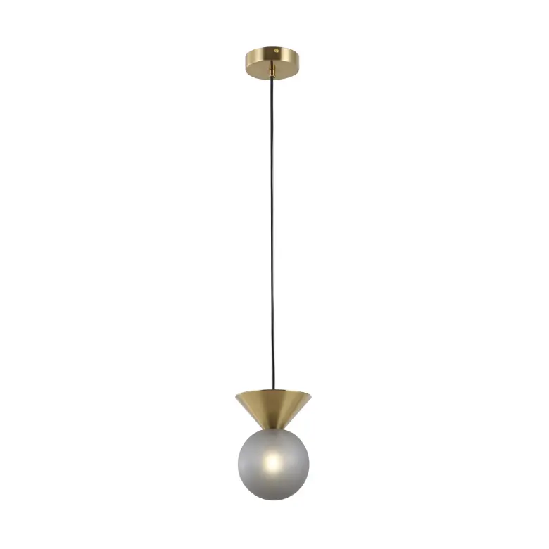 Lampu Pendant Kaca Bola Smoky