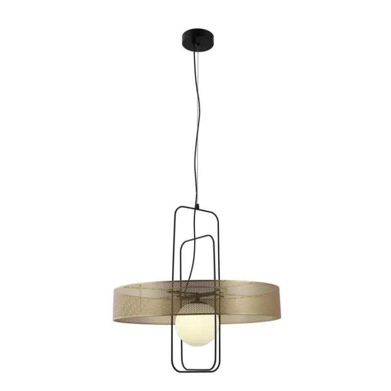 Lampu gantung logam madu
