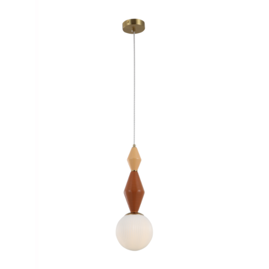 Cahya Keramik Modern lan Lampu Pendant Kaca