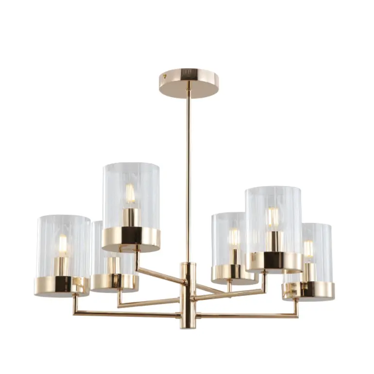 Lampu Stripe Gelas Modern Pendant Modern