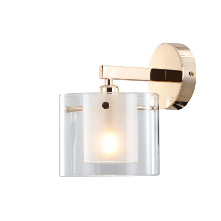 Lampu Tembok Kaca Vintage Dobel