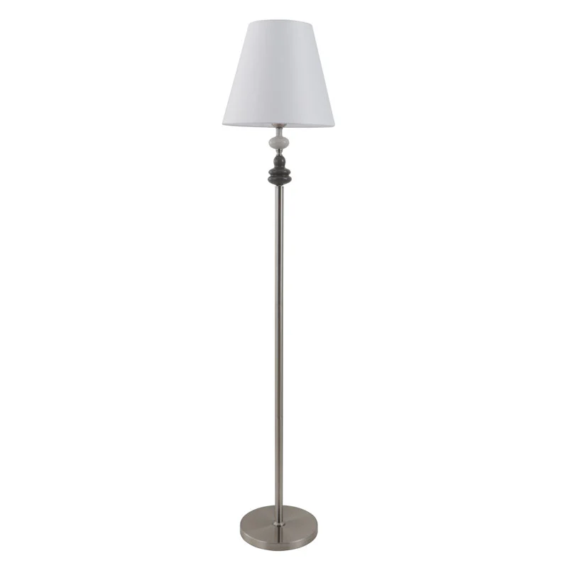 Putih Shade Porcelain Luwes Dhuwur Floor Lamp