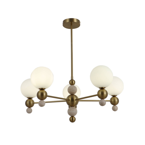 Lampu gantung Travertine Kuning